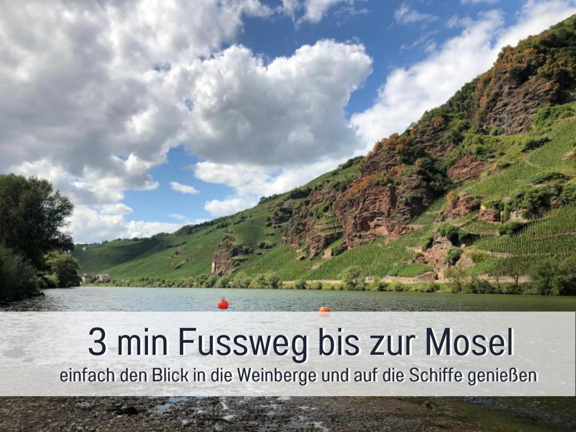 Ferienhaus Schwaab-Scherr, Genau Zwischen Bernkastel-Kues Und Traben-Trarbach, Mit Kostenlosem Oepnv-Ticket Fuer Bus Und Bahn, Parkplaetzen Und Fahrradgarage Erden المظهر الخارجي الصورة